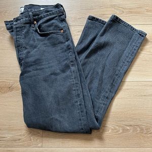 Citizens of Humanity Charlotte High Rise Straight Leg - Dark Grey Wash